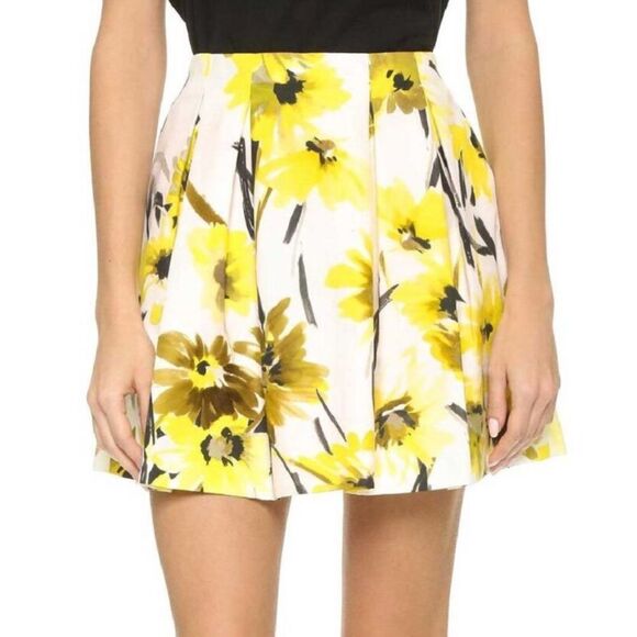 Alice + Olivia Floral Print Skirt Size 4 - Picture 1 of 8